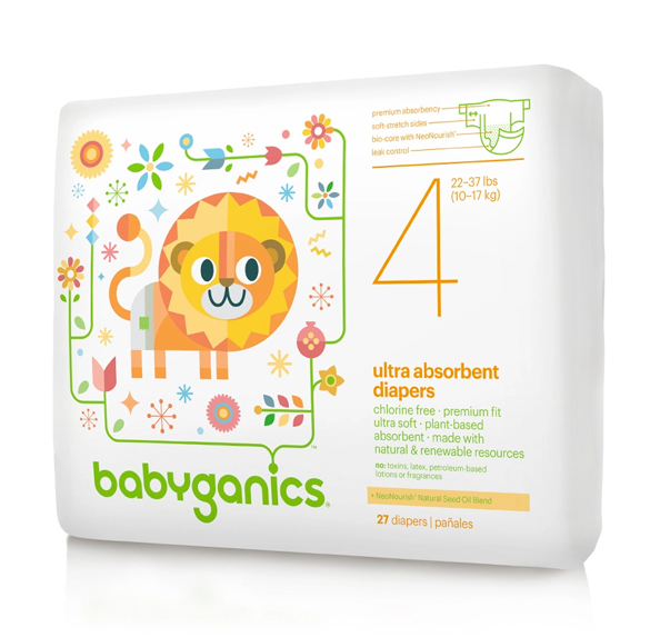 BabyGanics Ultra Absorbent Diapers